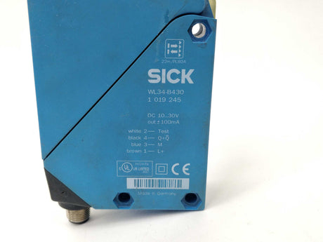 SICK 1019245 WL34-B430 Compact photoelectric sensor