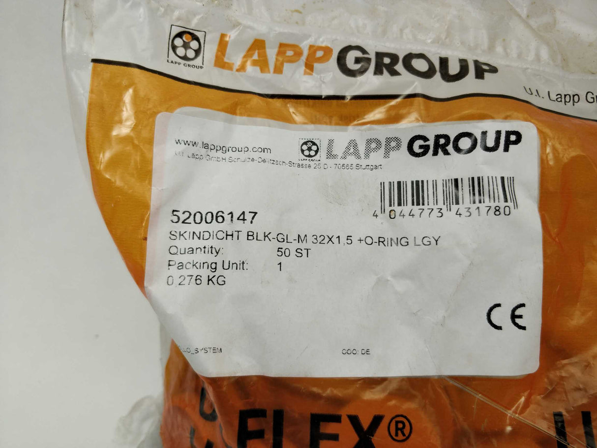 Lapp SKINDICHT BLK-GL-M 32X1,5 SKINDICHT BLK-GL-M 32X1,5+O-RING LGY 50 Pcs.