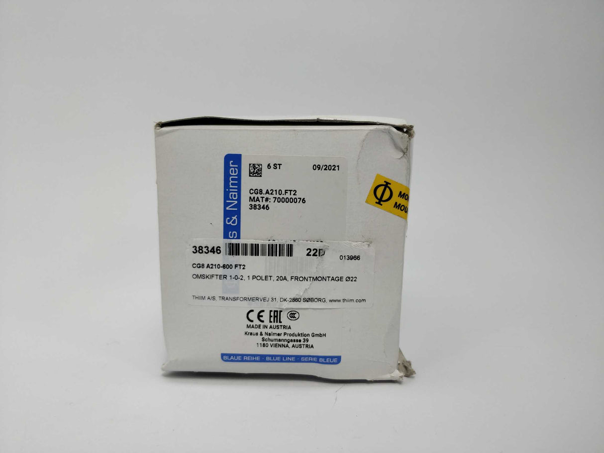 KRAUS & NAIMER CG8.A210.FT2 CG8 Switch 2pcs