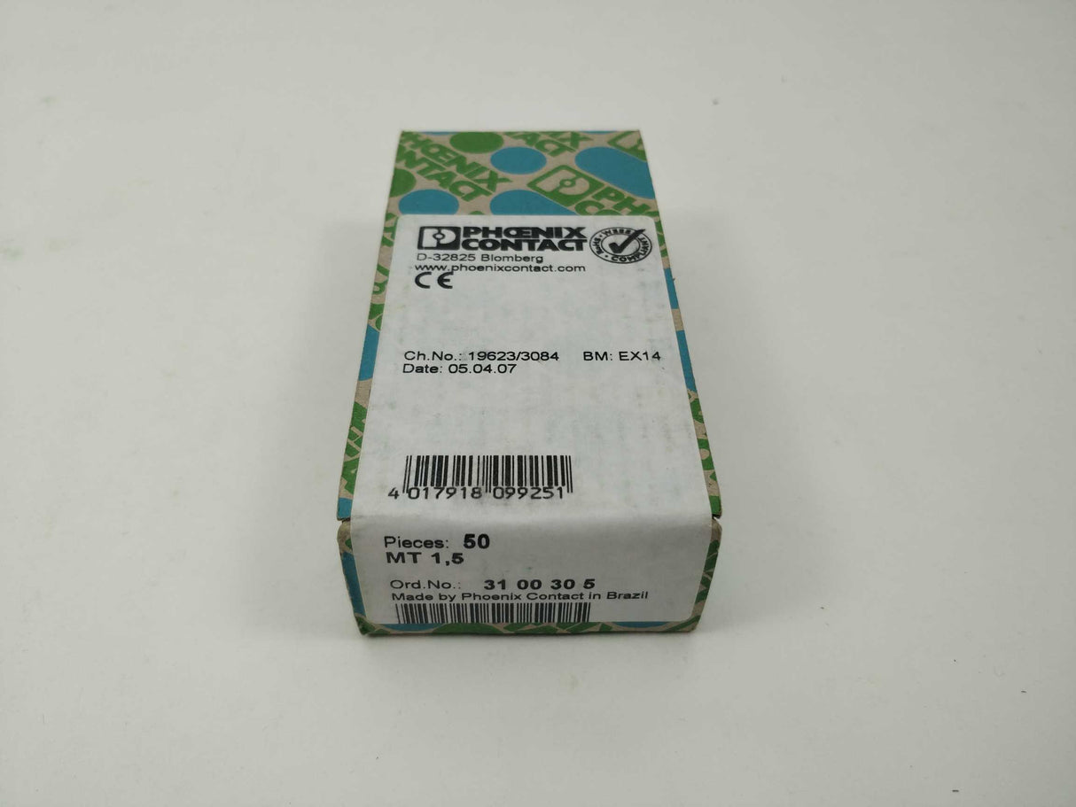 Phoenix Contact 3100305 MT 1,5 50 Pcs.