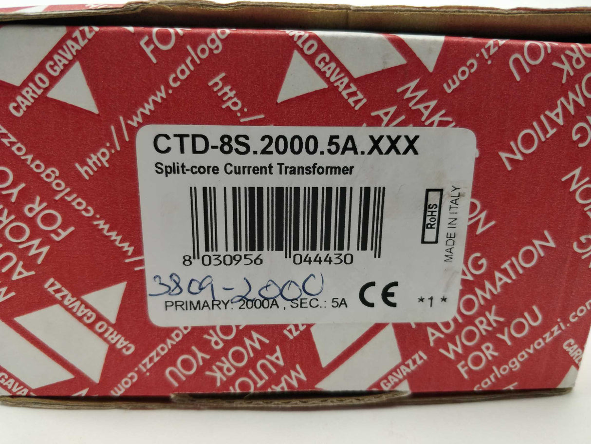 Carlo Gavazzi CTD-8S.2000.5A.XXX Split-core Current Transformer