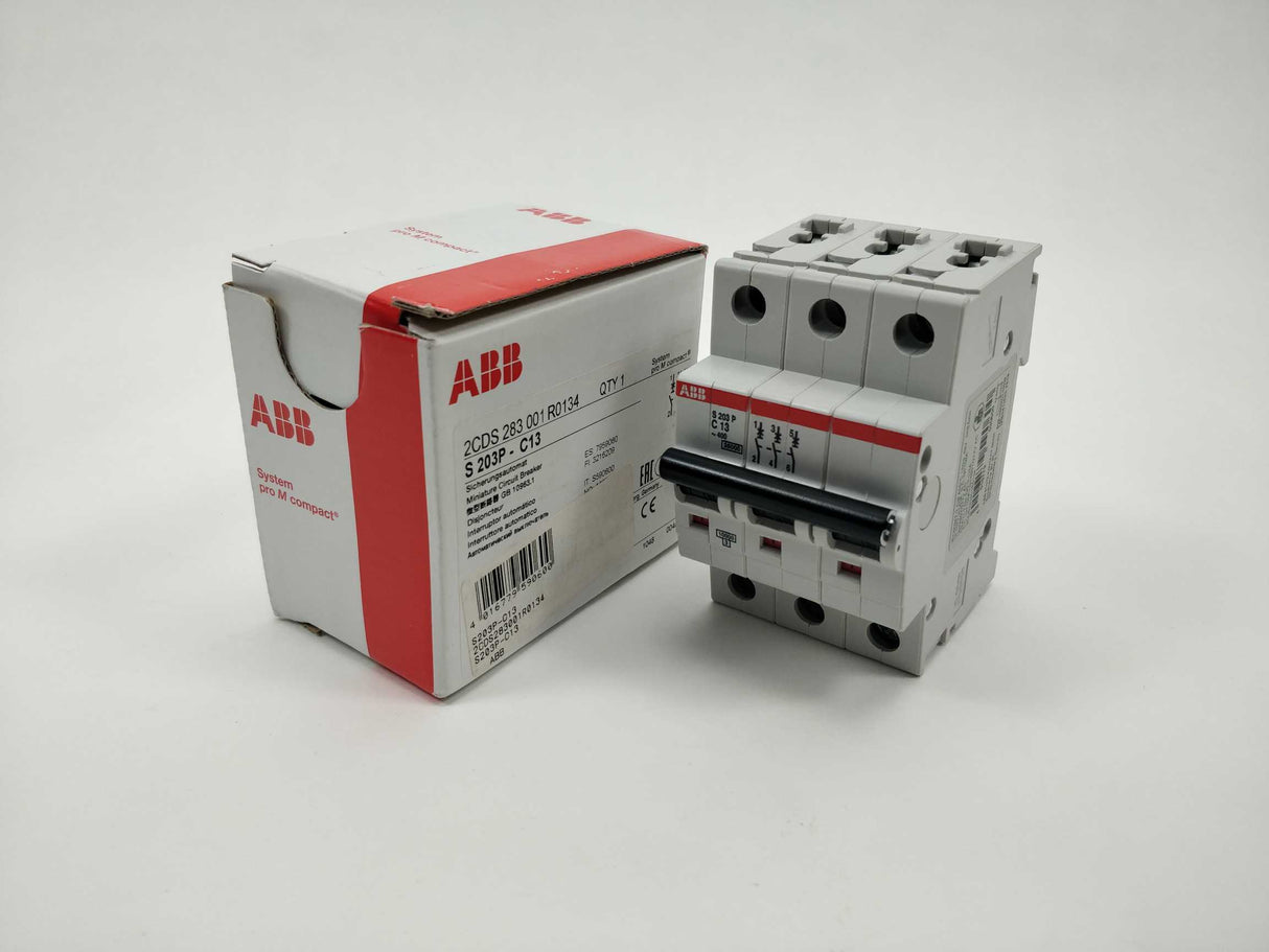 ABB 2CDS283001R0134 S203P-C13 Miniature Circuit Breaker