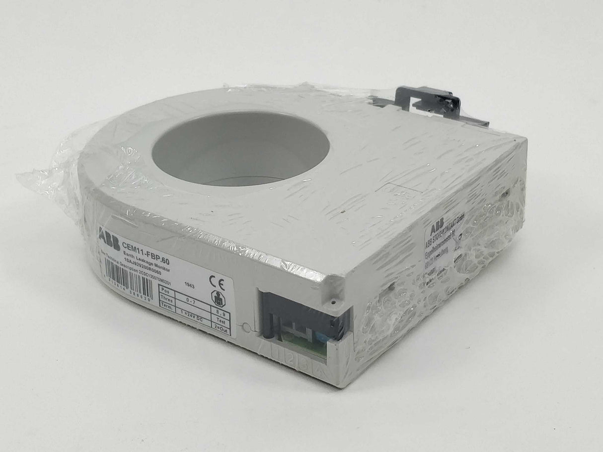 ABB 1SAJ929200R0060 CEM11-FBP.60 Earth Leakage Monitor