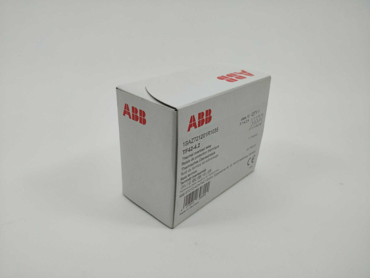 ABB 1SAZ721201R1035 TF42-4.2 Thermal Overload Relay 3.1 - 4.2 A