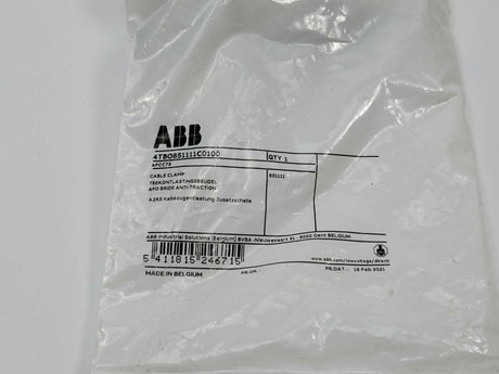 ABB 4TBO851111C0100 Cable clamp 1pc