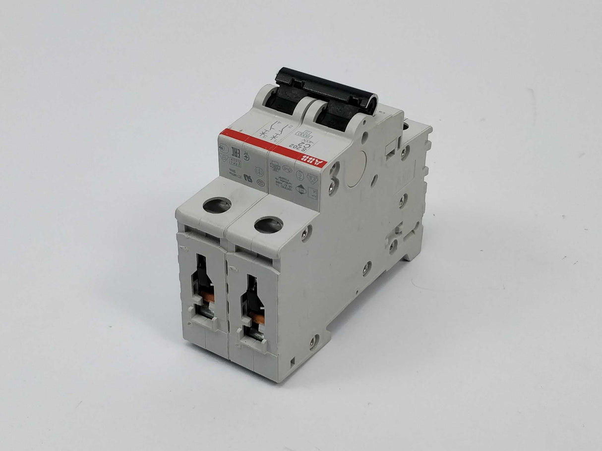 ABB 2CDS252001R0024 Miniature Circuit Breaker - 2P - C - 2 A