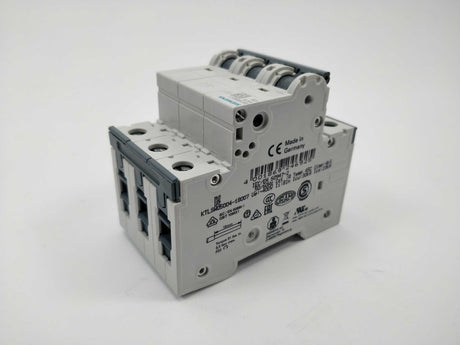 Siemens 5SY6302-7 Miniature Circuit Breaker 400V 6kA 3-pole.  C2 A
