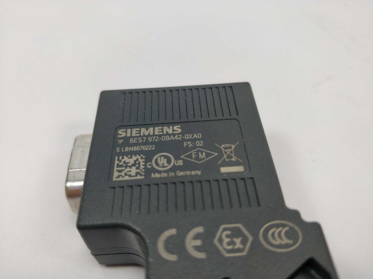 Siemens 6ES7972-0BA42-0XA0 Busconnector for PROFIBUS