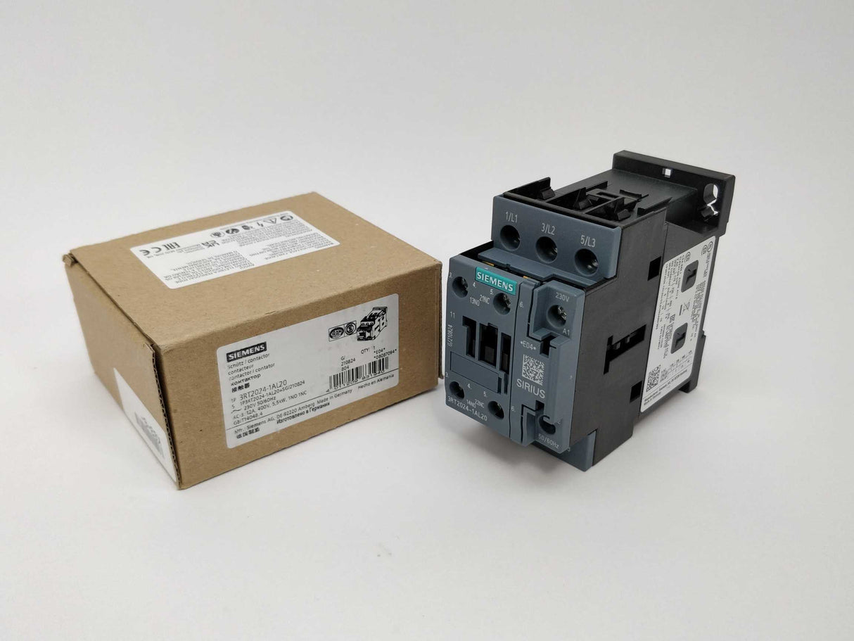 Siemens 3RT2024-1AL20 Power contactor E04