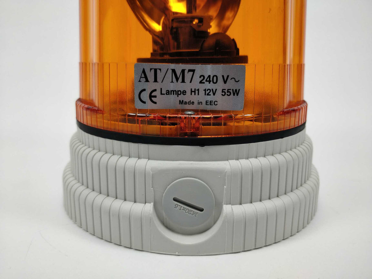 330.61.B AT/M7 240V H1 12V 55W Rotating Lamp Orange