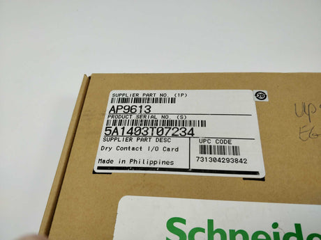 Schneider Electric 1PAP9613 Dry Contact I/O Card