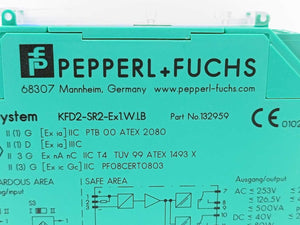 PEPPERL & FUCHS 132959 KFD2-SR2-Ex1.W.LB Switch Amplifier