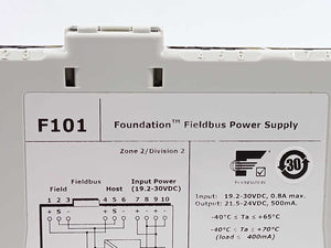 Measurement Technology Ltd F101-PS Fieldbus Power Supply
