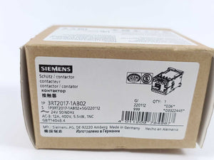 Siemens 3RT2017-1AB02 24V, 50/60Hz