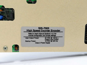 Siemens 505-7003 High Speed Counter Encoder