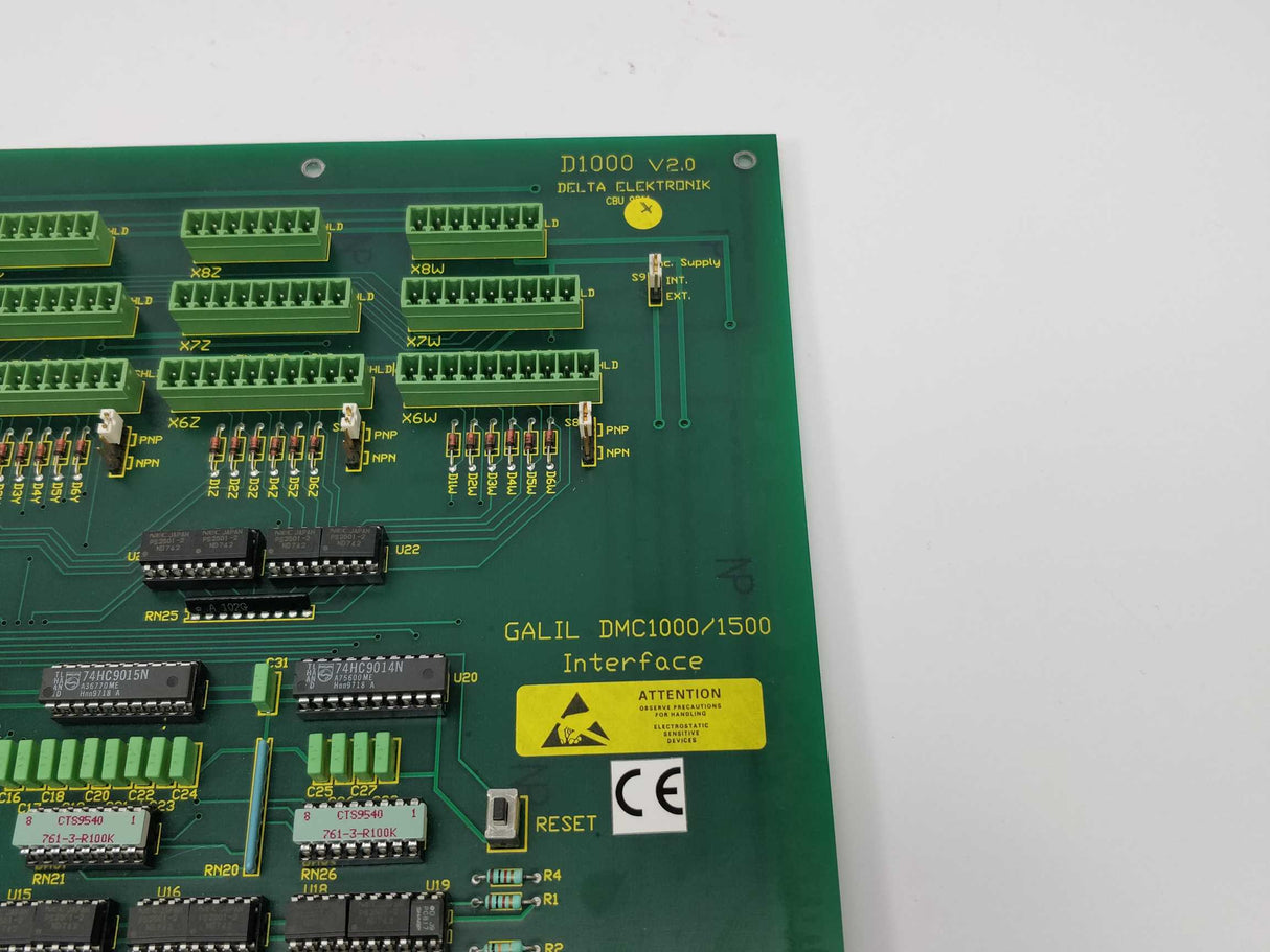 Galil DMC 1000/1500 D1000 V2.0 Interface