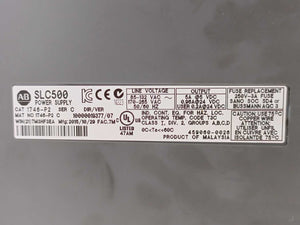 AB 1746-P2 SER C SLC500 Power Supply + 1746-A13 SER B 13-Slot Rack