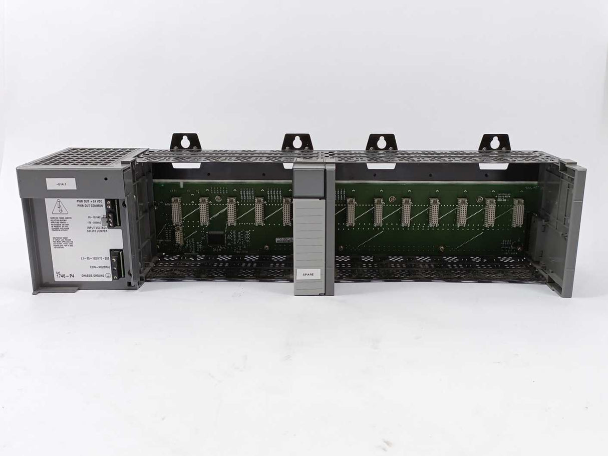 AB 1746-P4 SER A SLC500 Power Supply + 1746-A13 SER B 13-Slot Rack