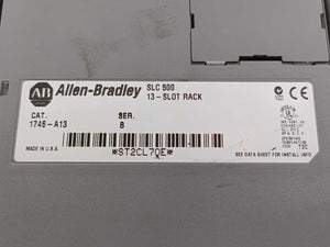AB 1746-P4 SER A SLC500 Power Supply + 1746-A13 SER B 13-Slot Rack