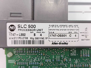 AB 1747-L552 Ser. B SLC 500 Processor Unit
