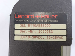 LENORD+BAUER GEL 8110ABBB000 EcoController Positioning Control