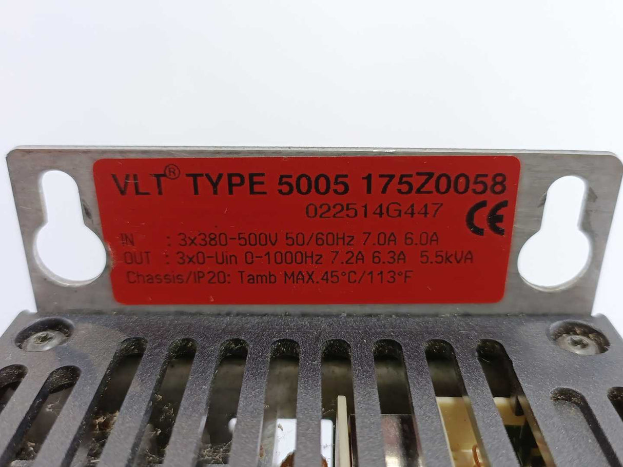 Danfoss 5005 175Z0058 VLT Manuel Speed Drive