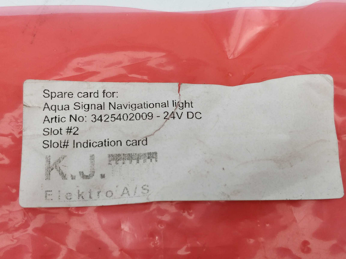 Aqua Signal 23424202000-3 Spare card 24VDC