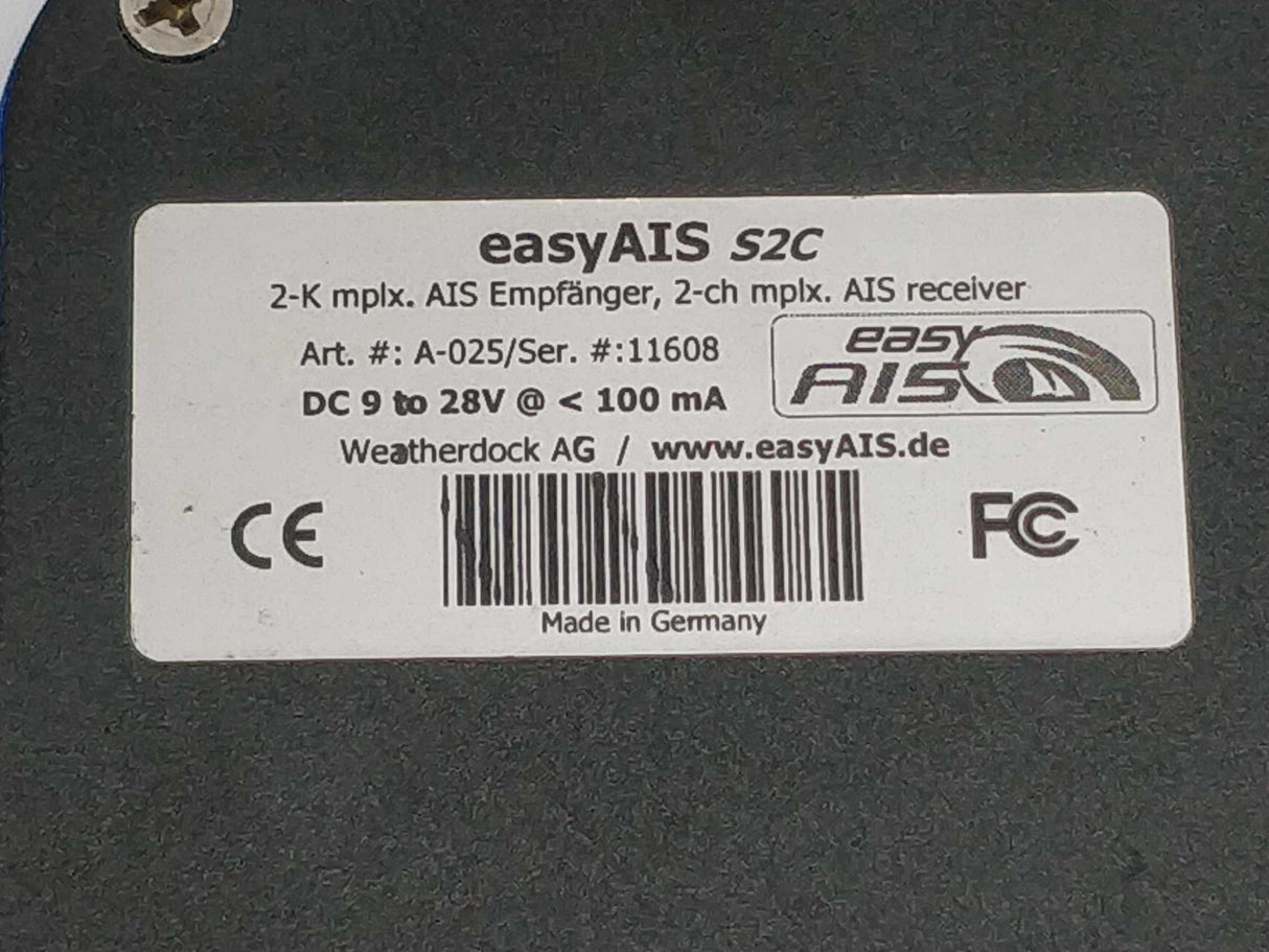 easyAIS A-025 easyAIS S2C 2-Channel AIS Receiver