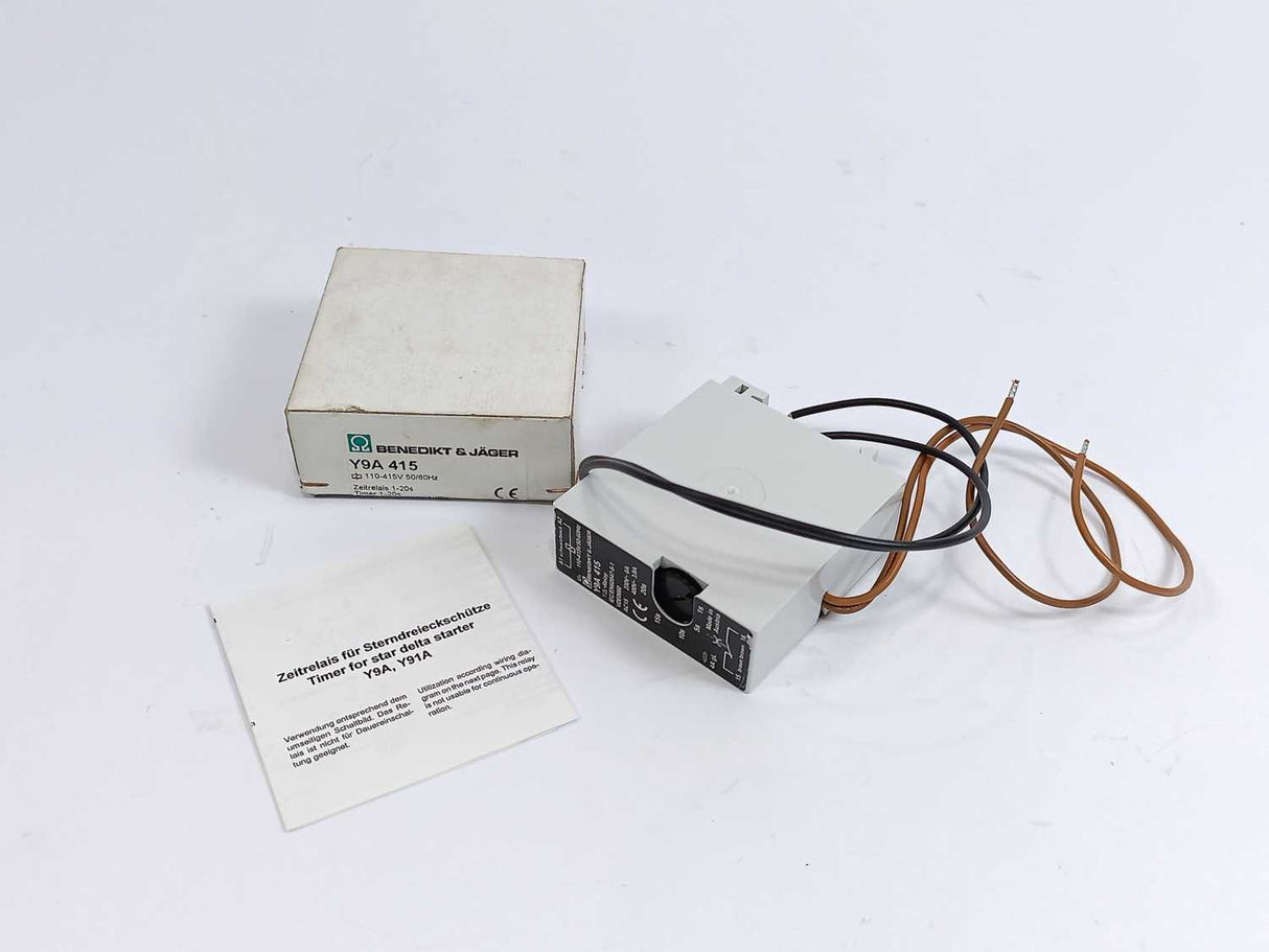 Benedikt & Jäger Y9A 415 Timer Relay 110-415V 50/60Hz
