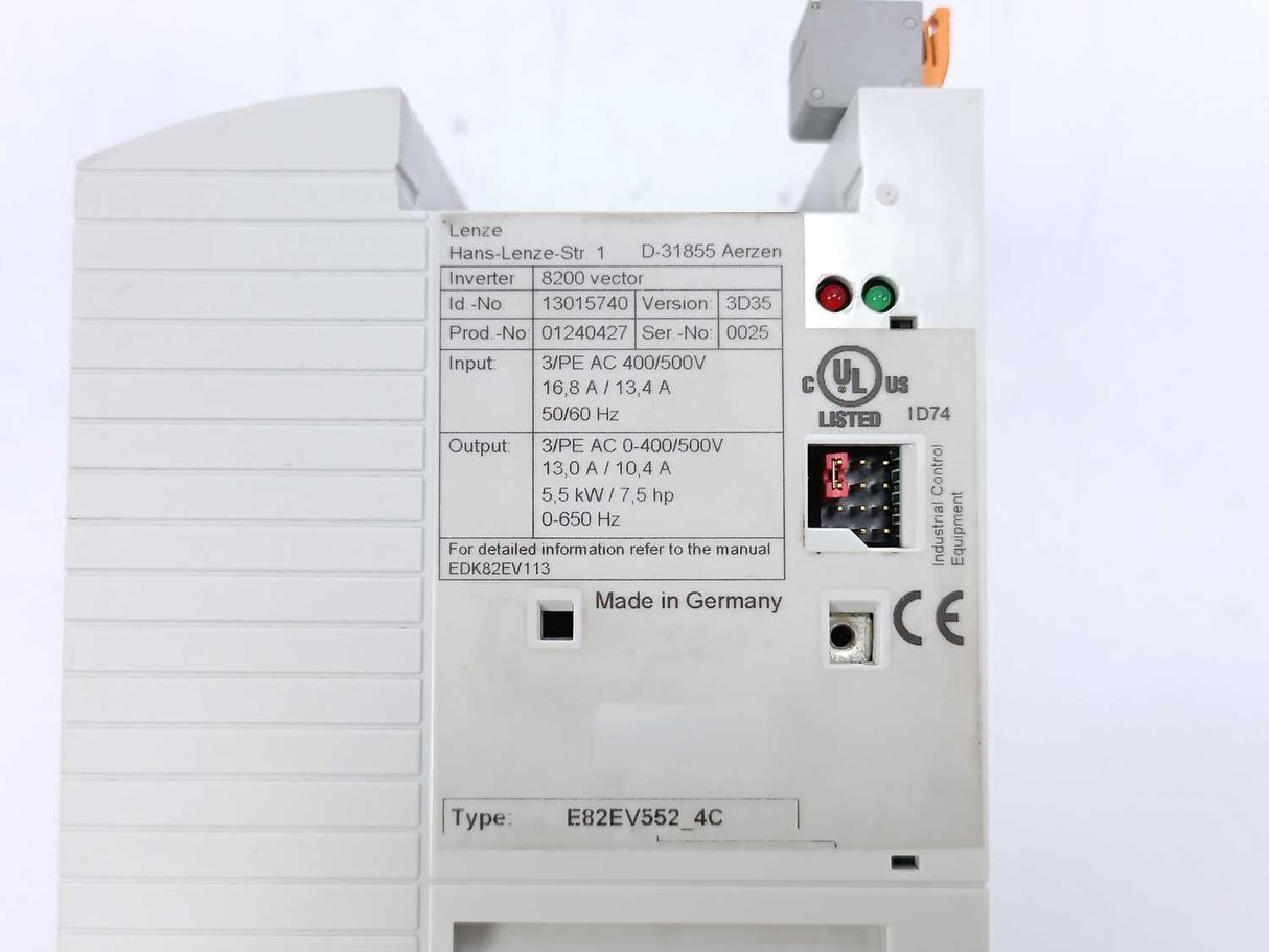 LENZE E82EV552C4C 13015740 8200 Vector