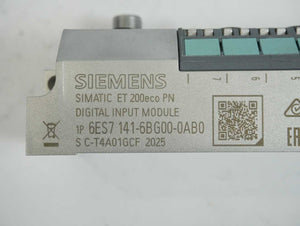 Siemens 6ES7 141-6BG00-0AB0 SIMATIC ET 200eco PN Digital Input Module