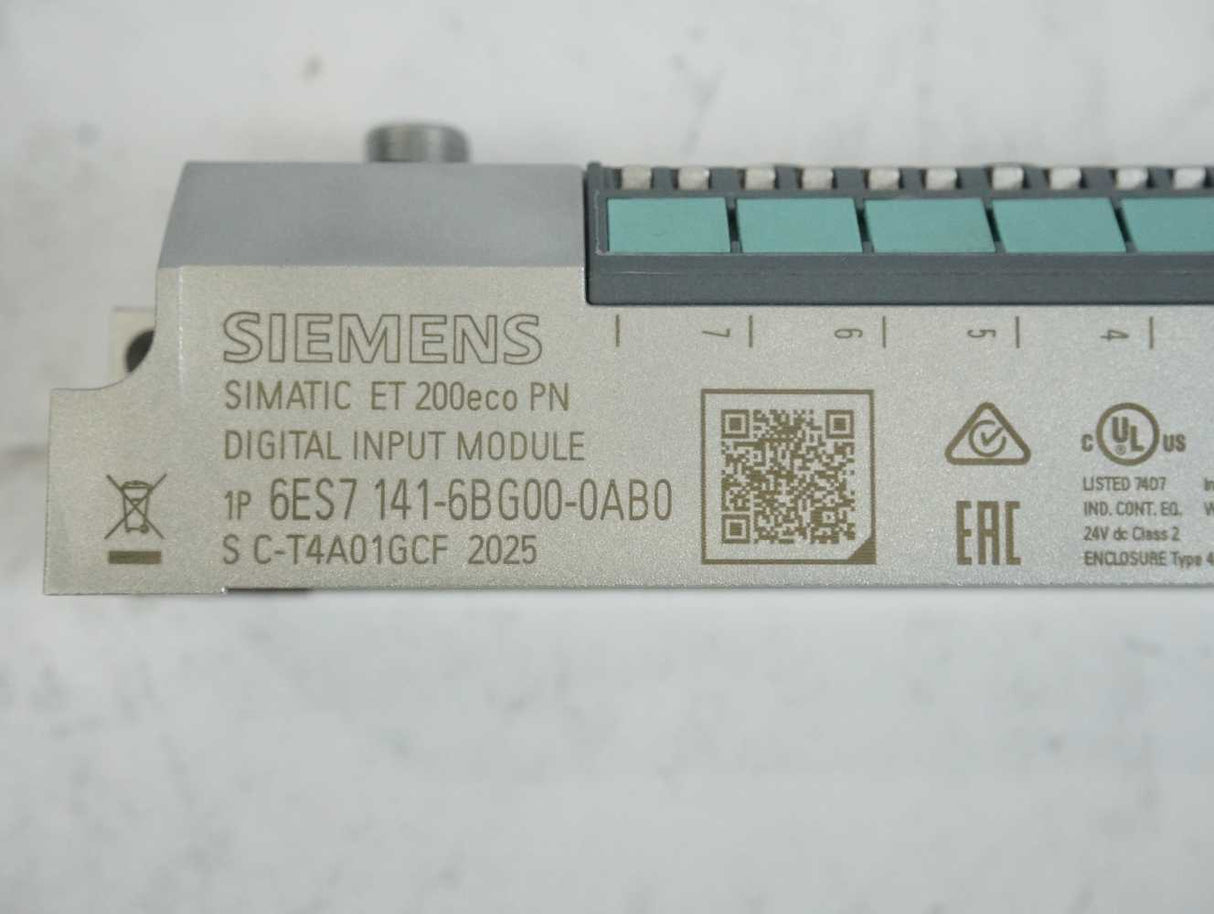 Siemens 6ES7 141-6BG00-0AB0 SIMATIC ET 200eco PN Digital Input Module