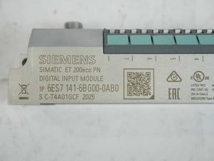 Siemens 6ES7 141-6BG00-0AB0 SIMATIC ET 200eco PN Digital Input Module