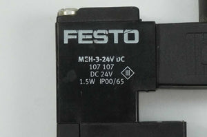 Festo 173124 MEH-3/2-1/8-B Solenoid Valve 24VDC