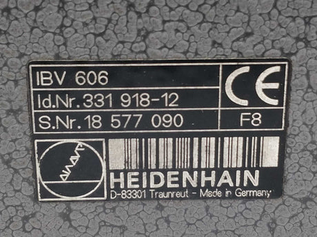 HEIDENHAIN 331 918-12 IBV 606 Interpolation Digitizing Module