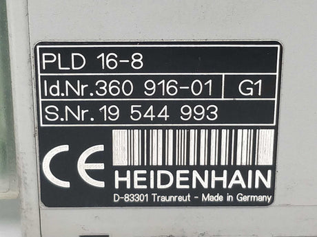 HEIDENHAIN 360 916-01 PLD 16-8 G1
