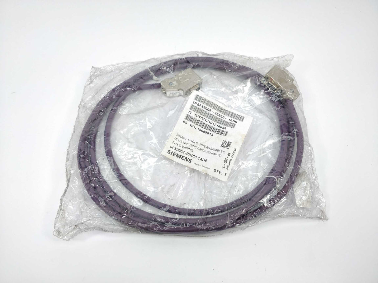 Siemens 6FX2002-4EB50-1AD0 Signal MPI Bus Cable 5m