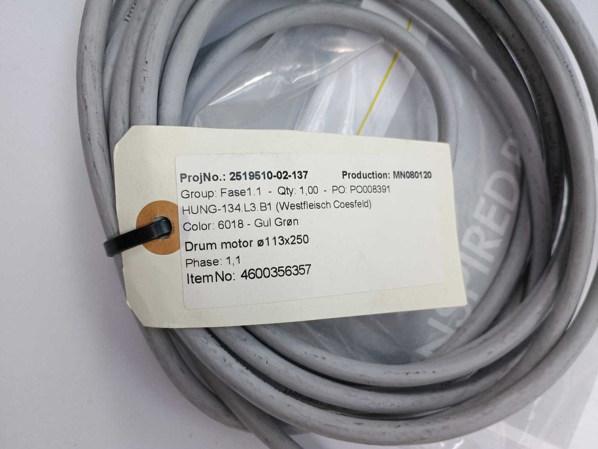 Interroll DM 0113 Asynchronous 3-Phase  - i16,00 - 160W - Ø 141,5mm FW 257,0mm