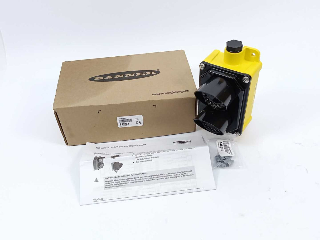 BANNER 11693 SP250GRP EZ-LIGHT SP Series Signal Light