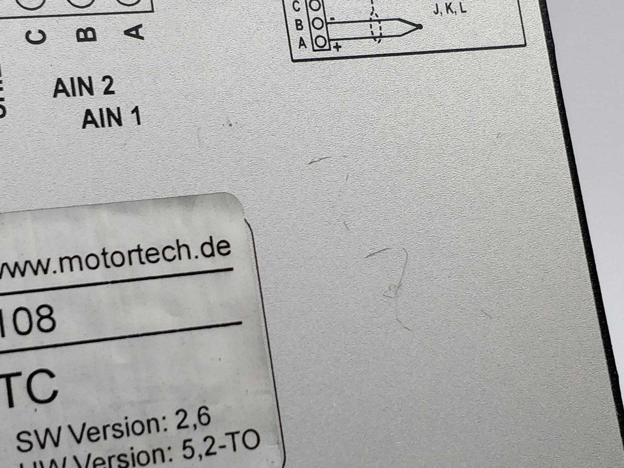 Motortech 63.50.108 IS-AIN8TC thermocouple input connection