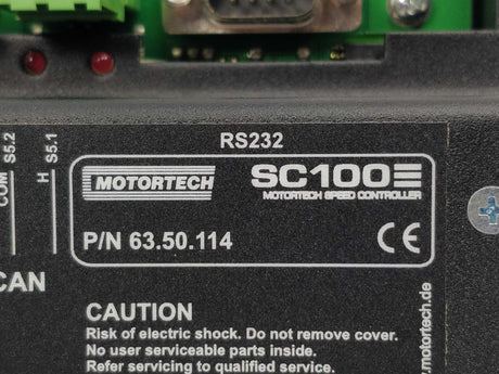 Motortech 63.50.114 SC100 Speed controller