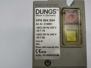 DUNGS 219881 VPS 504 S04 Valve testing system