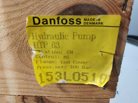 Danfoss Hydraulic pump HTP 63  Hydraulic pump HTP 63 300bar 153L0510