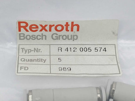 Bosch / Rexroth R412005574 Fitting 5pcs