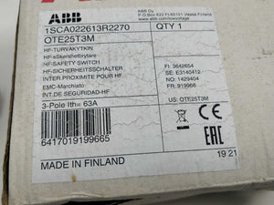 ABB 1SCA022613R2270 OTE25T3M EMC safety switch