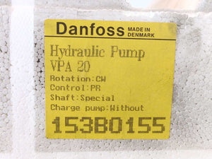 Danfoss 153B0155 VPA 20 PR Hydraulic Pump