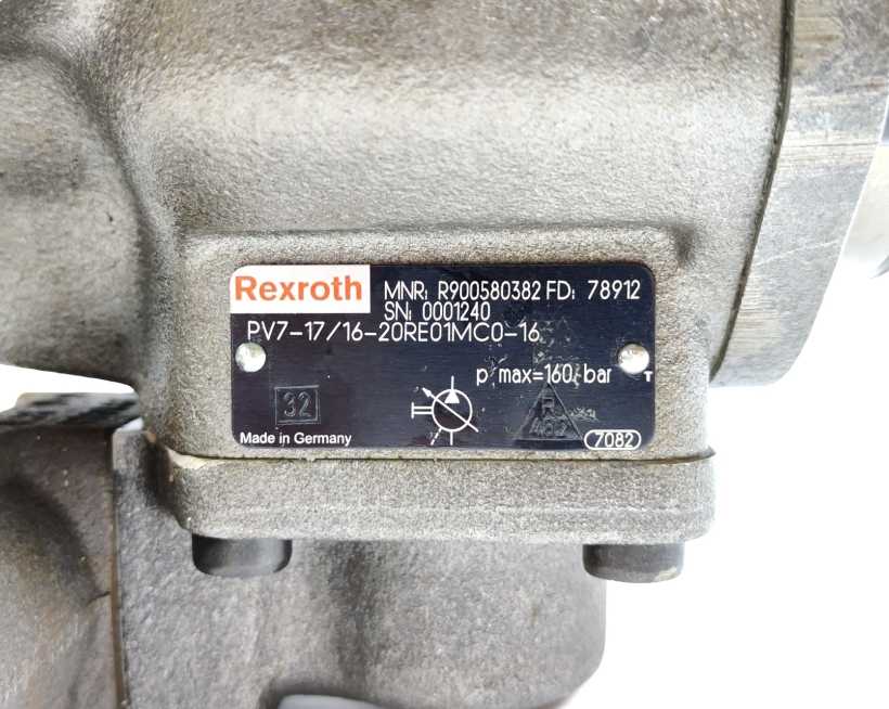 Rexroth R900580382 PV7-17/16-20RE01MC0-16 Vane Pump 160bar