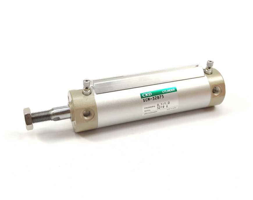 CKD Corporation SCM-32B75 Cylinder 0.1-1.0 MPa SCM-TA-32B-75-TOH3-D-B2