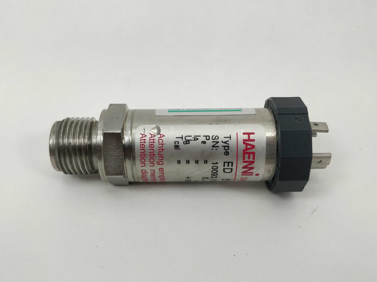 HAENNI ED 510/314.241/155 0975.4028 Pressure Transducer