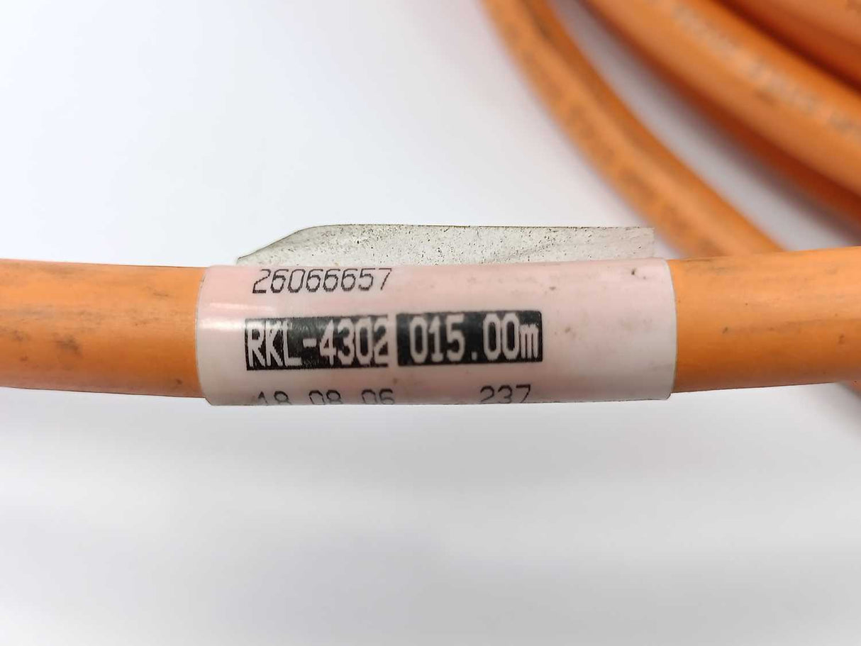 Rexroth RKL-4302 RLS1101-INK0653-RLS0722 Power Cable 015.00m